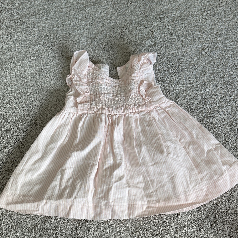 Pink Ruffled Kids Dress